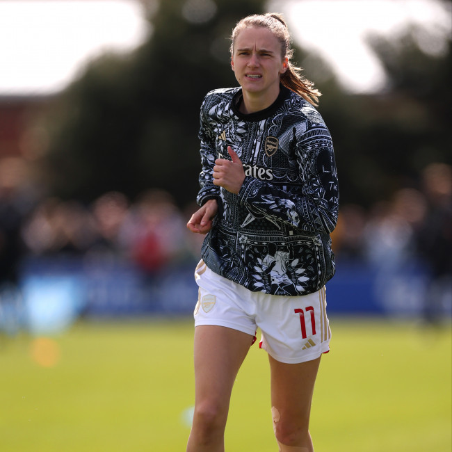 Vivianne Miedema and Khadija ‘Bunny’ Shaw enjoy 'competition'