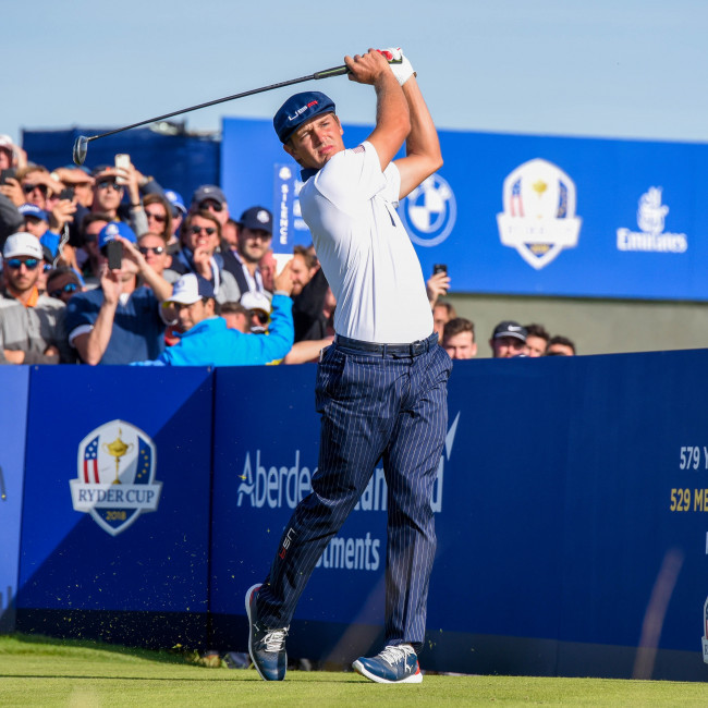 Bryson DeChambeau grateful for 'rock-solid' caddie