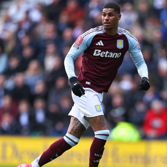 Marcus Rashford happy with steady progress after scoring first Aston Villa goals