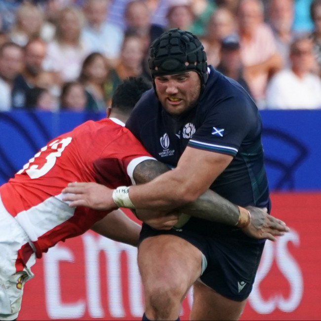 Zander Fagerson out of British and Irish Lions squad