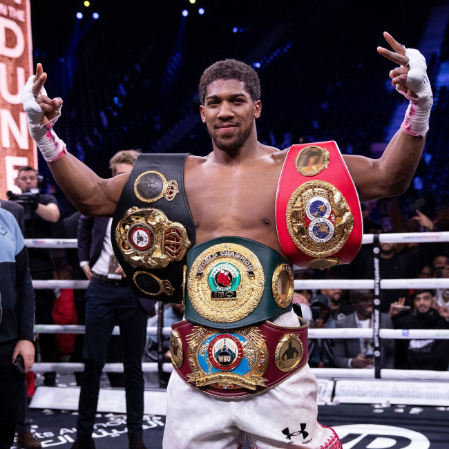 Anthony Joshua’s return to boxing in 2025 is ’50-50’, promoter Eddie Hearn says