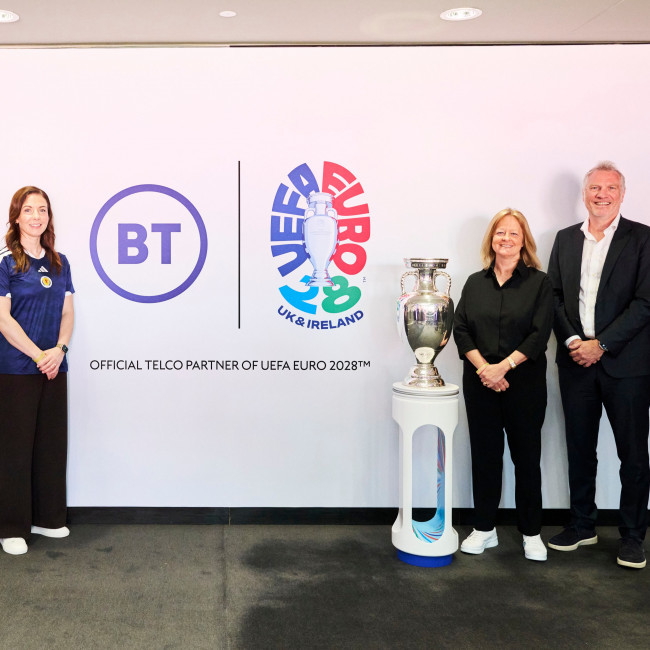 BT to power UEFA Euro 2028 in UK and Ireland