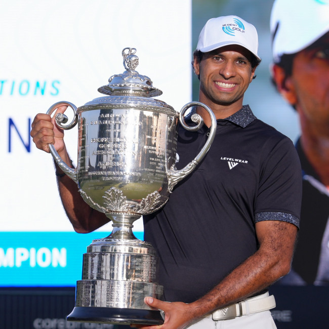 Aaron Rai celebrates emulating 'idol' Tiger Woods after winning PGA Championship