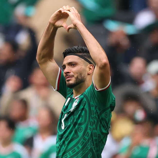Raul Jimenez in tears after first ever World Cup goal