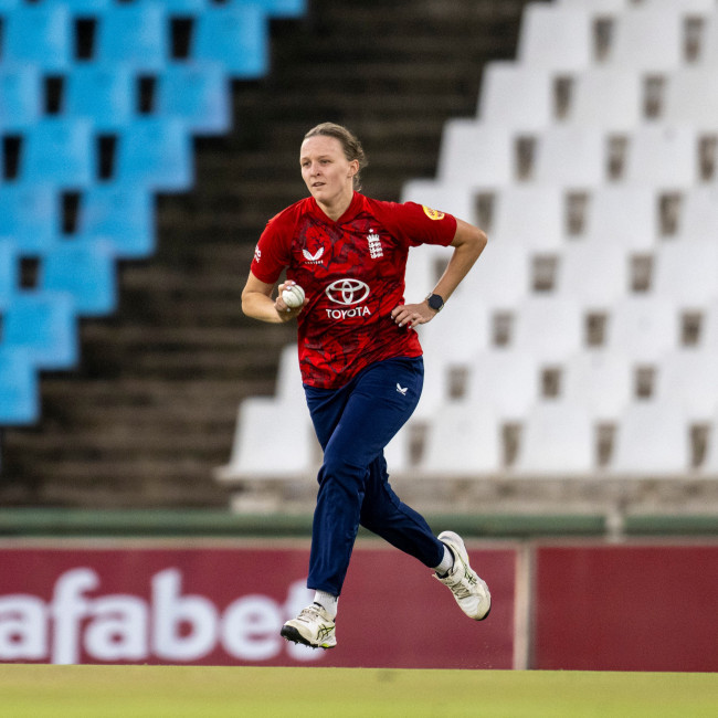 Lauren Filer lost her supermarket job for playing too much cricket