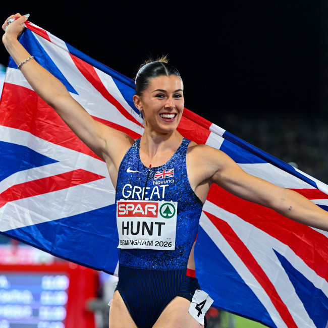Amy Hunt savours 'dream come true' as she wins fourth gold medal at European Athletics Championships